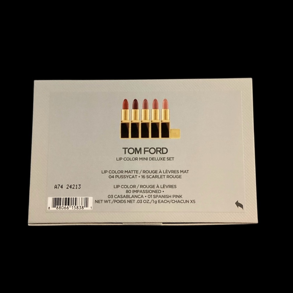 Limited Edition Tom Ford Lip Color Mini Deluxe Set